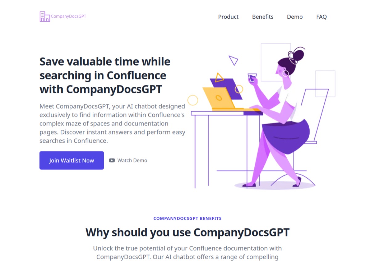 Company Docs GPT homepage